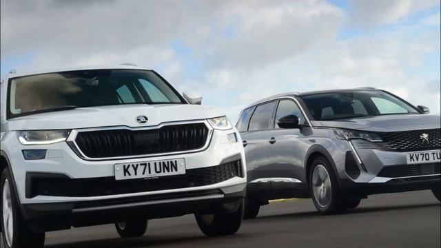 Skoda Kodiaq vs Peugeot 5008 2022 group test review pictures смотреть онлайн
