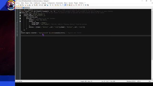 ? Rich Presence Personalizado en tu ESTADO de ? Discord ? (Imagen Y Botones ) (CMD oculto) Jkamigod смотреть онлайн
