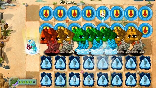 PvZ2 Challenge - How Many Plants Can Defeat 99 Pyramid Head Zombie Using 05 plant food‪? смотреть онлайн