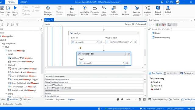 Convert Data Table to JSON with UiPath смотреть онлайн