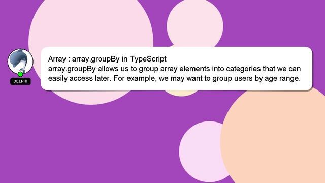 Array : array.groupBy in TypeScript смотреть онлайн