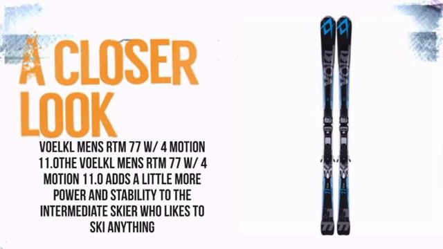 Volkl RTM 77 Ski w/4 Motion 11.0 Binding - TheSkiBum.com смотреть онлайн