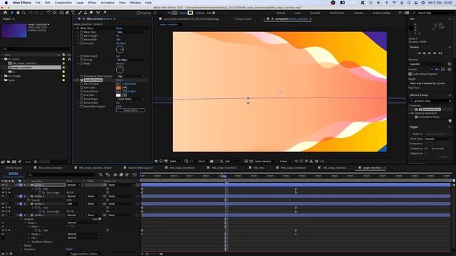 Unique Swipe Transition | After Effects Tutorial смотреть онлайн