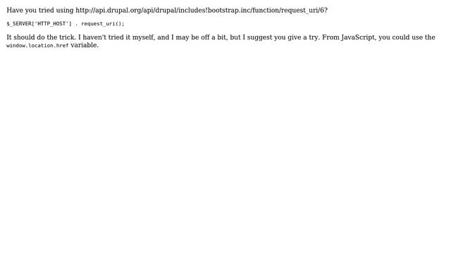 Drupal: How do I get the full URL of the current page? (5 Solutions!!) смотреть онлайн
