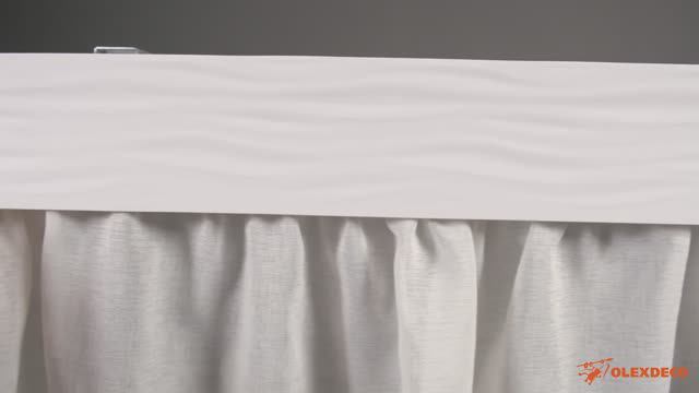 Декоративная планка «Бриз» Белый глянец смотреть онлайн