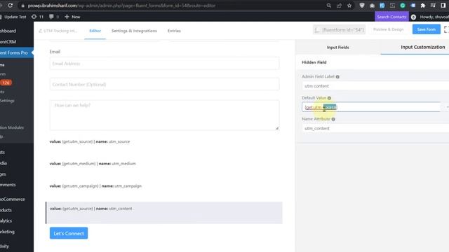 Fluent Forms Capture UTM Tracking Parameters смотреть онлайн