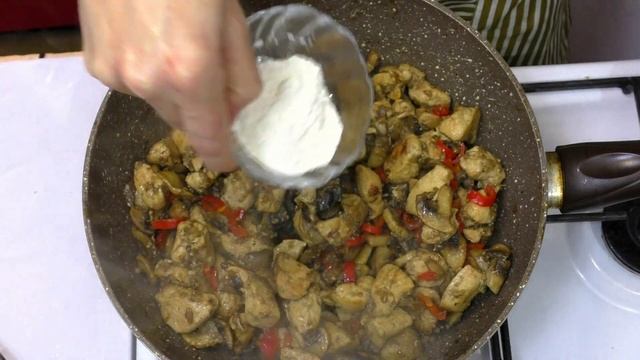 Вкусно,НЕ устоять!❤Фрикасе из курицы с грибами - Быстрый Ужин смотреть онлайн