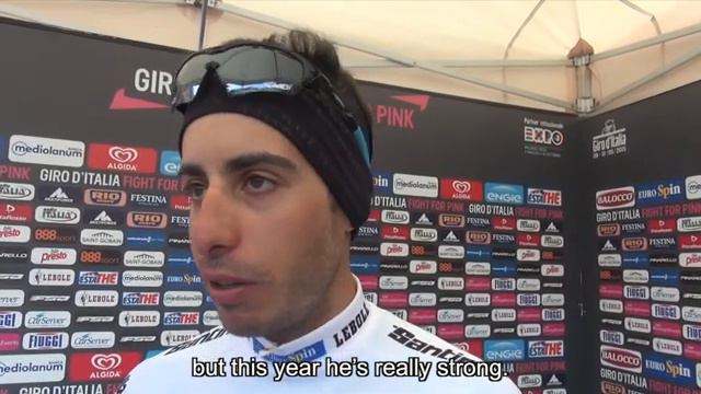 Stage 9 - Interview with Tiralongo and Aru / Tappa 9 - Intervista con Tiralongo e Aru смотреть онлайн