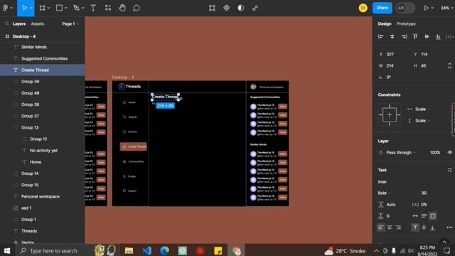 Build Threads App using Figma with Protoyping Functionality | Figma , Prototyping , Design | Englis смотреть онлайн