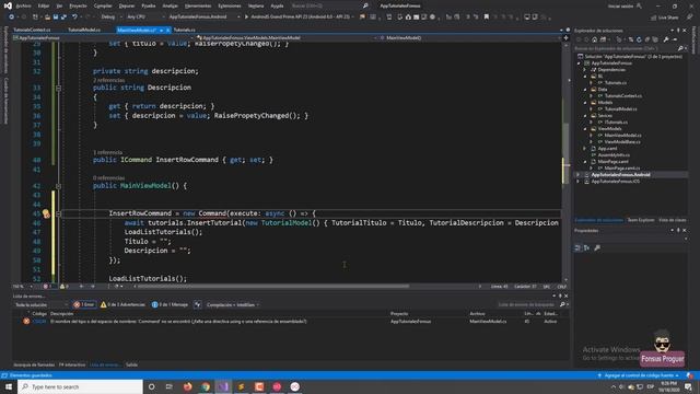 3.-Insertar (Insert) - CRUD SQLite Entity Framework Core | Xamarin смотреть онлайн