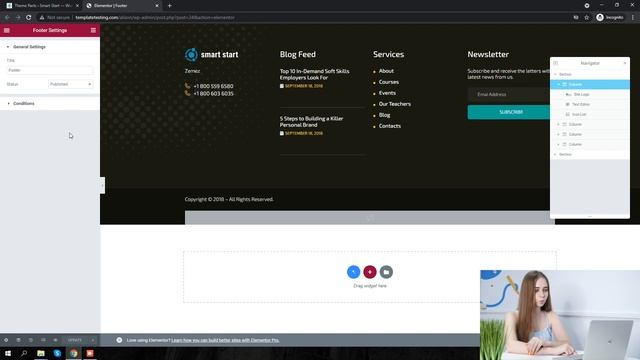 How to Edit Header and Footer in WordPress Elementor смотреть онлайн