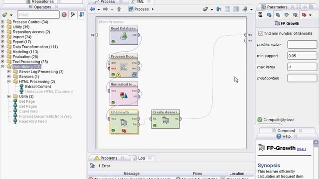 Text Association Rules in RapidMiner смотреть онлайн