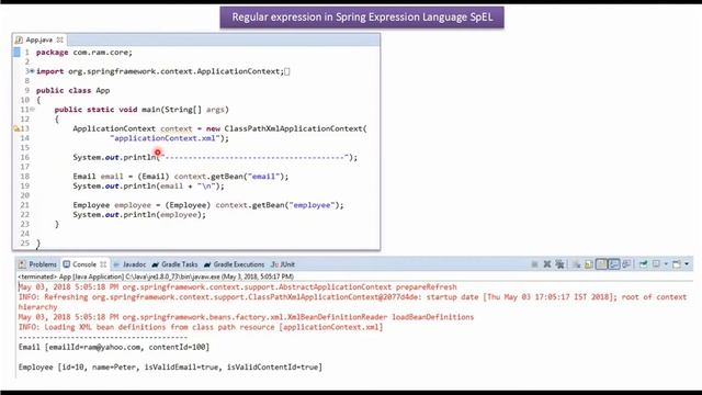 Mastering Regular Expressions in Spring Expression Language via XML Configuration | Spring Tutorial смотреть онлайн