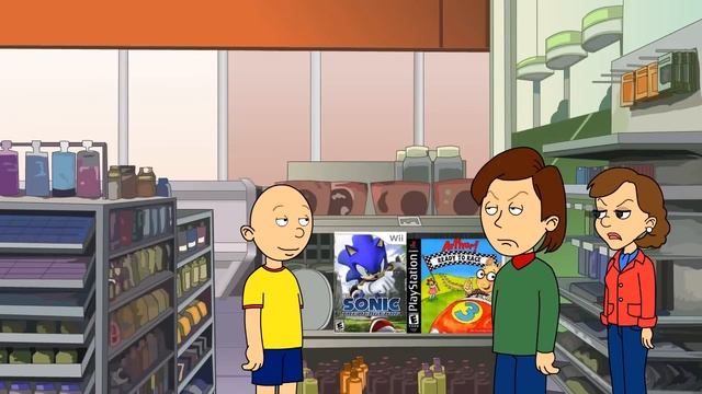 Caillou Steals A Wii Console From GameStop Without Paying & Gets Arrested/Grounded/Punishment Day