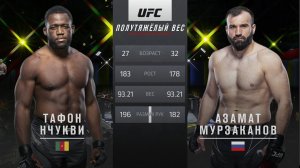 UFC Vegas 50 Азамат Мурзаканов vs Тафон Нчакви Обзор на Бой Мурзаканов vs Нчакви Murzakanov Nchukwi