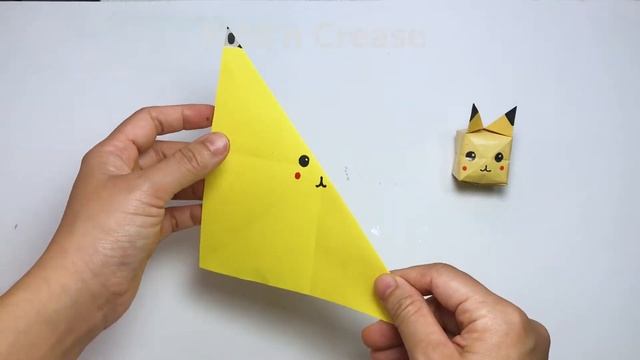 EASY ORIGAMI PIKACHU TUTORIAL смотреть онлайн