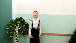 Лудикова Елизавета читает стих Сергея Васильева «Люблю тебя, моя Россия»