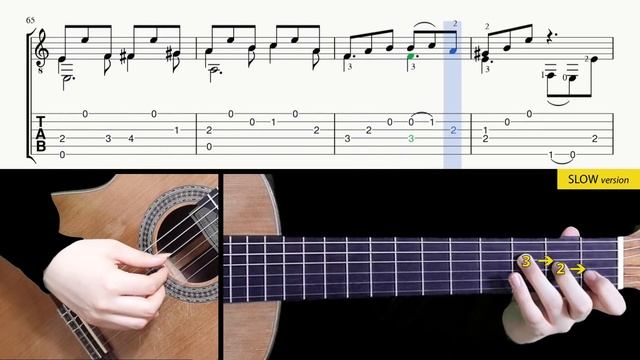 (Mertz) Tarantella - Guitar Lesson + TAB смотреть онлайн