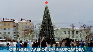 Открытие главной ёлки Корсакова!