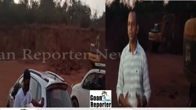 Goan Reporter News: illegal hill cutting in Loutulim,locals brought it to the notice of flying squa смотреть онлайн