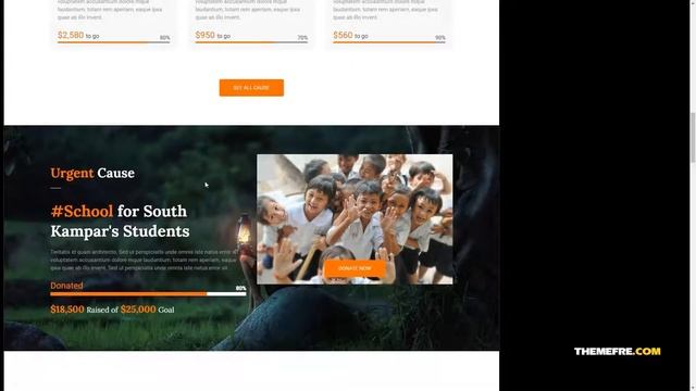 NGOO - Charity Non-profit and Fundraising Figma Template charity ngo Website Builder смотреть онлайн