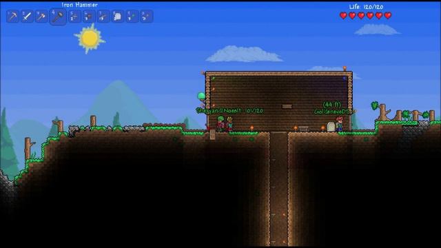 Terraria w/ Tyranicfiber & GoldeneyeDS - Ep.2 "Relatable Bagel Girl" смотреть онлайн