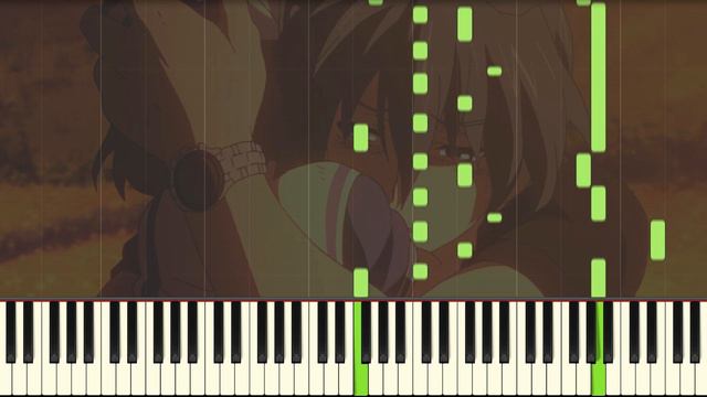 Roaring Tides (Clannad) - Synthesia / Piano Tutorial смотреть онлайн