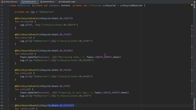 The Lifecycle Component Tutorial in Android Studio (Kotlin) смотреть онлайн