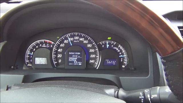 Расход TOYOTA CAMRY 50 Тойота Камри 2.5 смотреть онлайн