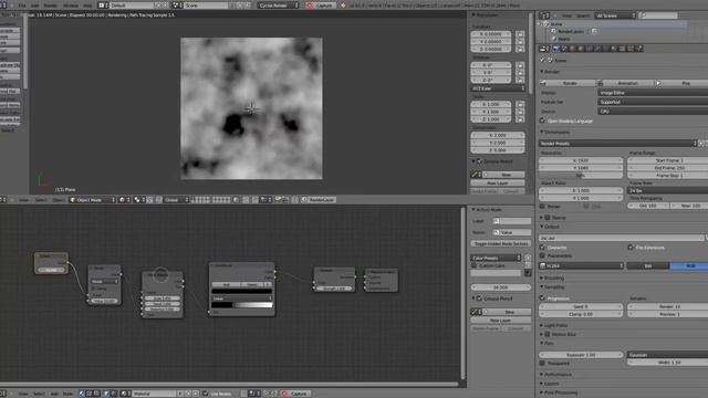blender Cycle: Time in texture node смотреть онлайн