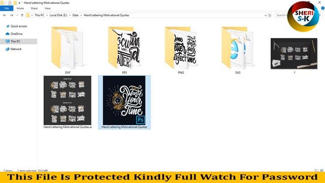 Hand Lettering Motivational Quotes Download PSD AI PNG |English| |Photoshop Tutorial|