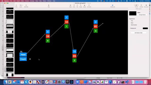 CSC300 3/2/21 LinkedList AddFront, AddEnd, RemoveAtIndex... смотреть онлайн