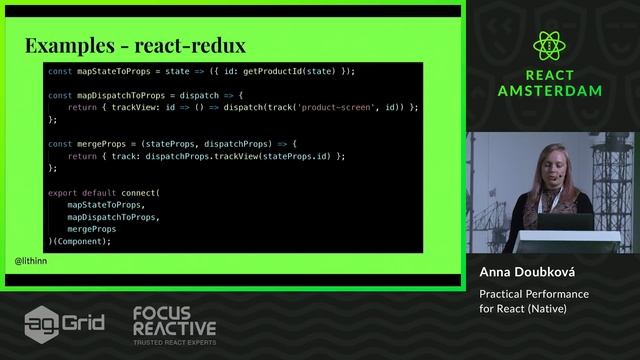 Practical Performance for React (Native): How common patterns slow down your app - Anna Doubková смотреть онлайн