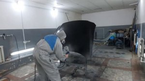 Mazda CX 9 - Красим краской "Mazda 46 G"