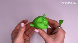 Лепим Ам Няма из пластилина. Cut the rope | Пластилинки