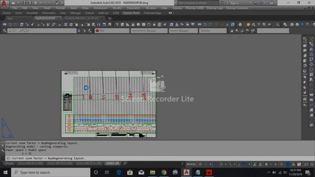 AUTOCAD | AUTO LAYOUT | PLAN & PROFILE DRAWING | HIGHWAY | ROAD DESIGN смотреть онлайн