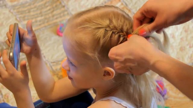 Как заплести косу колосок смотреть онлайн