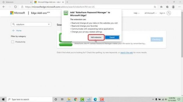 Installing RoboForm Browser Extensions