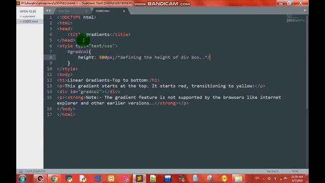 How to create linear-gradient background using HTML and CSS ?? смотреть онлайн