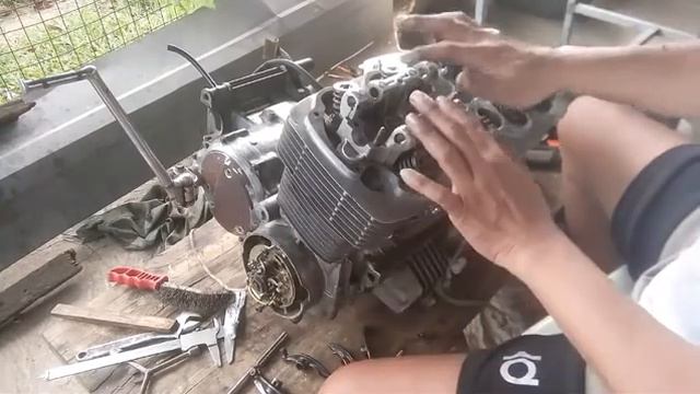 antigo custom built honda cb 750 four engine restoration (part 2) смотреть онлайн