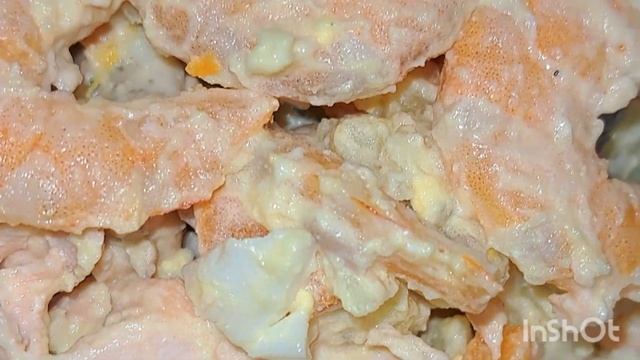 Fish farel and shrimp salad?? and Carrot salad?? смотреть онлайн