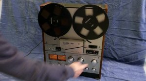 Катушечный магнитофон ИЛЕТЬ-110 стерео с катушками GRUNDIG,солидно.
