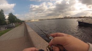 рыбалка Санкт-Петербург река Нева ( Fishing St. Petersburg river Neva )