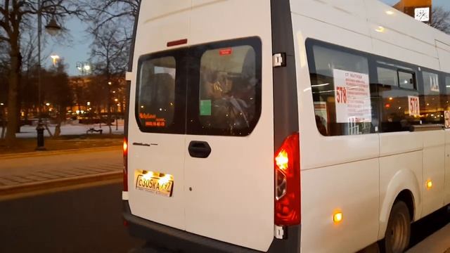 Маршрутка ГАЗ- A65R52 Next следует по маршруту 578к(ст.Мытищи-Москва(м.ВДНХ) смотреть онлайн