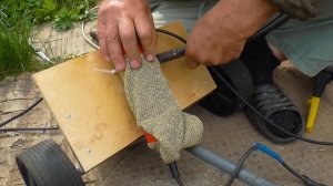 Самодельная газонокосилка за 5 минут