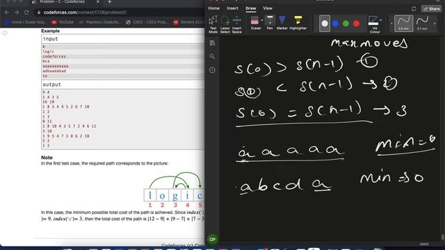 Codeforces Round #820 (Div. 3)|Jumping On The Tiles|C|Java Solution смотреть онлайн