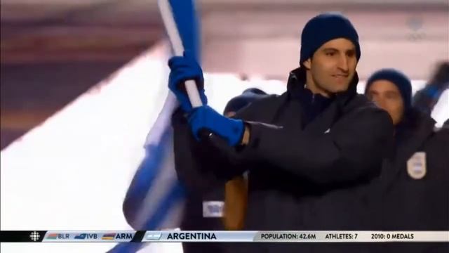 Team Argentina Sochi Olympics Games 2014 Opening Ceremony Entrance смотреть онлайн