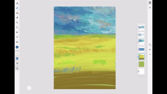 Adobe fresco ✍️ How to Draw oil painting with Adobe fresco | Ipad绘画 Ipad fotos 아이패드그림 iPadの絵 смотреть онлайн