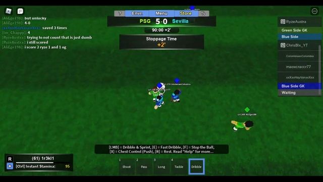 PSG 8:3 Sevilla (APL League Match) Irakli AliEge and Maox Hat Trick, Ryze Brace | ROBLOX - TPS смотреть онлайн