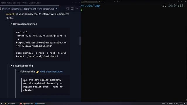 Kubernetes deployment from scratch on AWS EKS смотреть онлайн